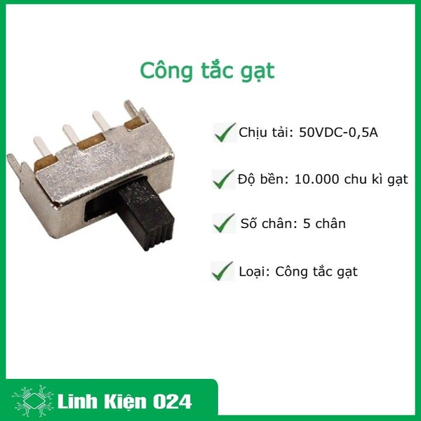 Công Tắc Gạt SS 12F44, 5 Chân (K2C13-2)
