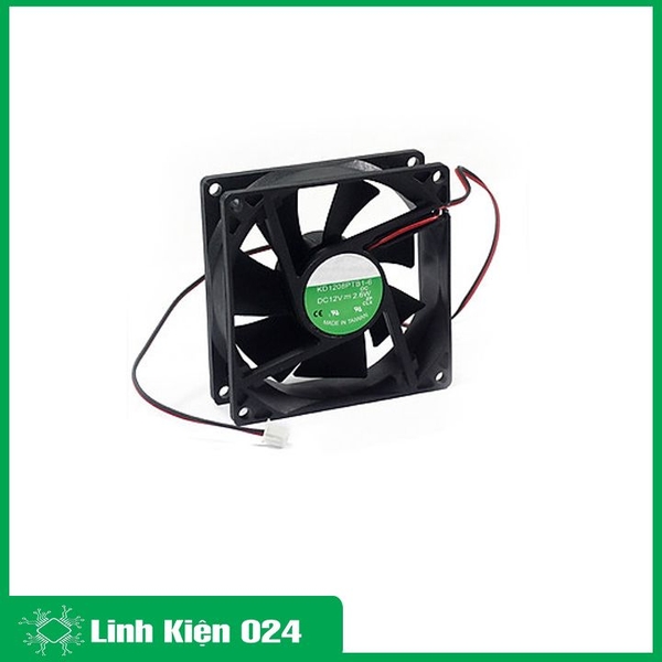 Quạt Tản Nhiệt 8X8X2.5cm 24VDC - 0.2A