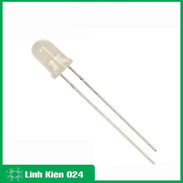 Led Đục 5mm Gói 1000 Bóng -Chân Dài (Ánh Sáng Dịu) - Vàng