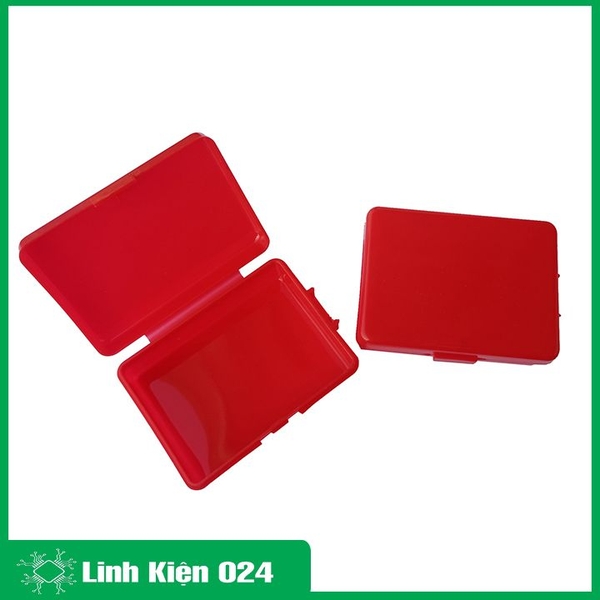 Hộp Nhựa Đỏ Kích Thước 6.8x5x2.5cm Hộp Lưu Trữ