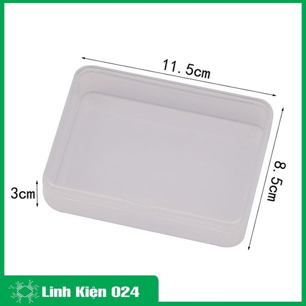 Hộp Nhựa Trong Suốt 11.5x8.5x2.85cm