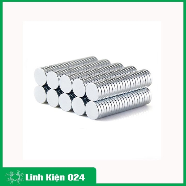 Bộ 5 Viên Nam Châm Đất Hiếm 10x2mm ( Từ Tính Hút Cực Mạnh)