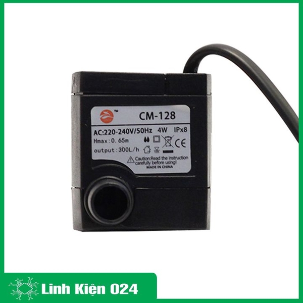 Máy Bơm Chìm CM-128 220VAC 4W 300L/h