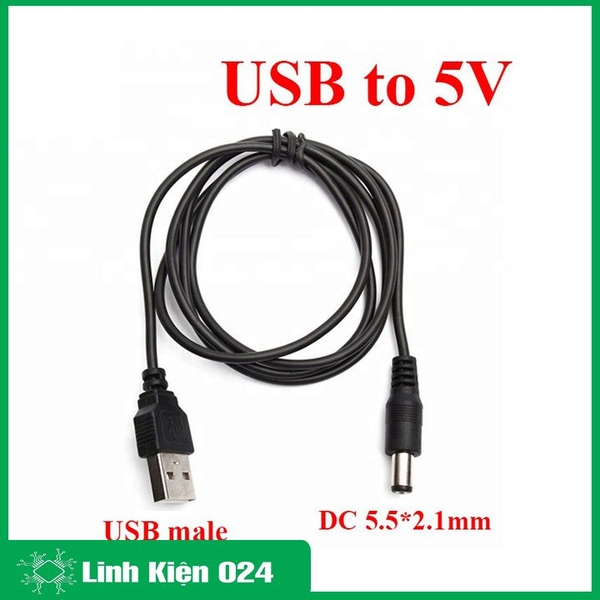 Dây USB - DC 5.5*2.1