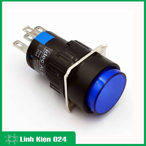 Nút Nhấn Đề 16mm-24VDC AL6- A Nhấn Giữ Có Đèn