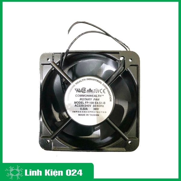 Quạt Tản Nhiệt 220VAC 15x15x  cm