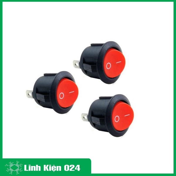 Công tắc bập bênh KCD1-105 Loại To 20mm - 3 Chiếc