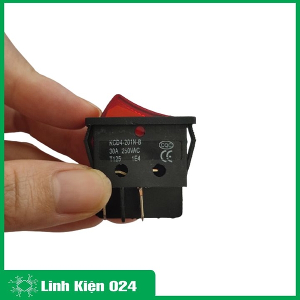Công Tắc Bập Bênh KCD4 4P 250V-30A Công Tắc Máy Hàn Chịu Tải Lớn