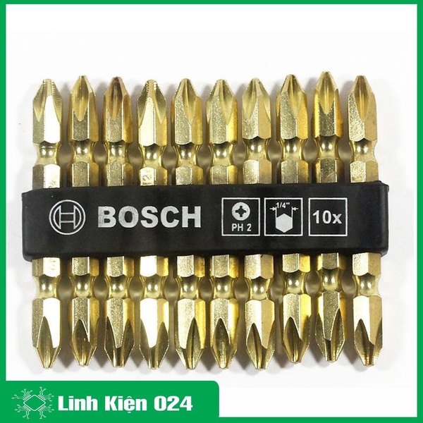 Bộ 10 Mũi Vặn Vít Bosch Cao Cấp