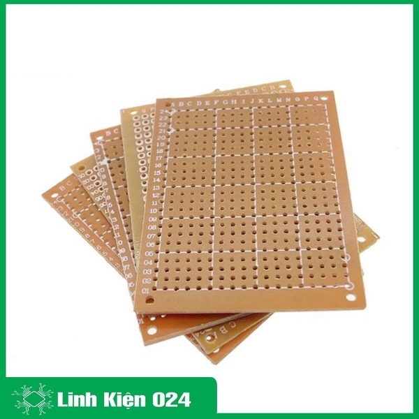 Phíp Đồng Lỗ - Bảng Mạch Đục Lỗ Sẵn PCB Nâu - Kích Thước A4-290X210MM