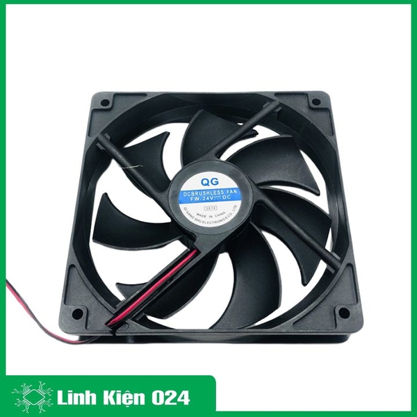 Quạt Tản Nhiệt 12x12x2,5cm - 24V