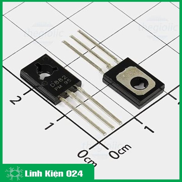 Combo 10 D882 TO-126 Trans NPN 3A 40V Chân Cắm