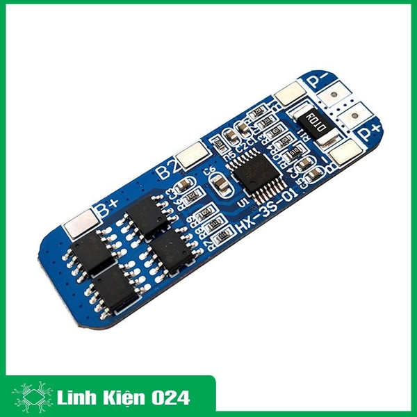 Module Mạch Bảo Vệ Pin Lithium 3 Cell 12.6V Dòng Xả 10A (K2I12-2)
