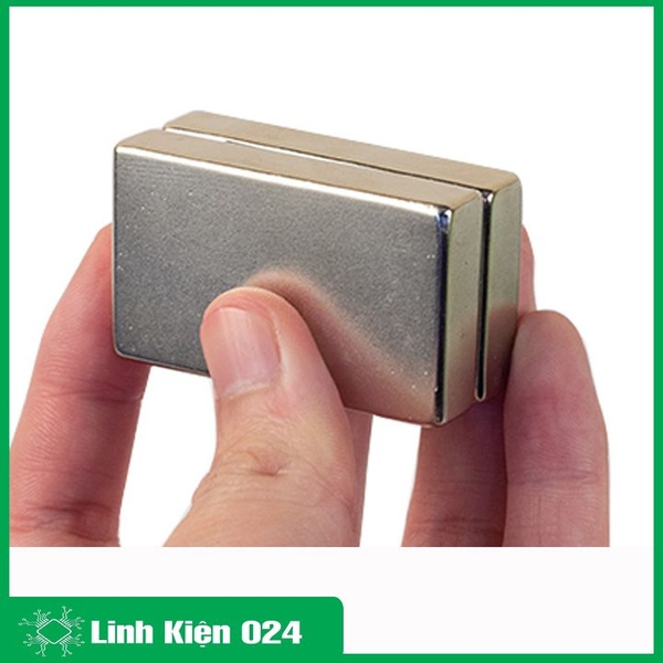 Nam Châm Đất Hiếm Chữ Nhật 50X30X10MM - 1 Viên