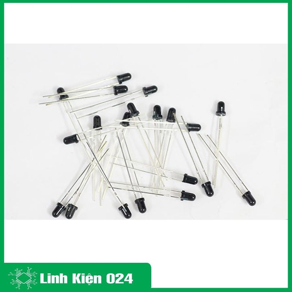 Bộ 20 Led Thu Hồng Ngoại 3mm (Đen)