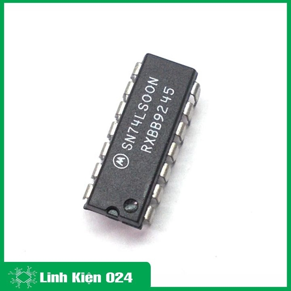 74LS00 Quad 2-input NAND Gate DIP14 (K9H15)