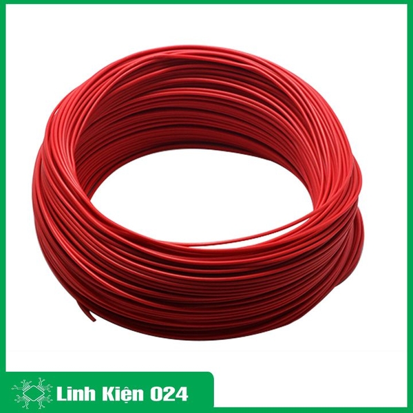 Dây Điện Nhỏ Nguyên Cuộn ( Lõi nhiều Sợi ) Dài 100m - Đen