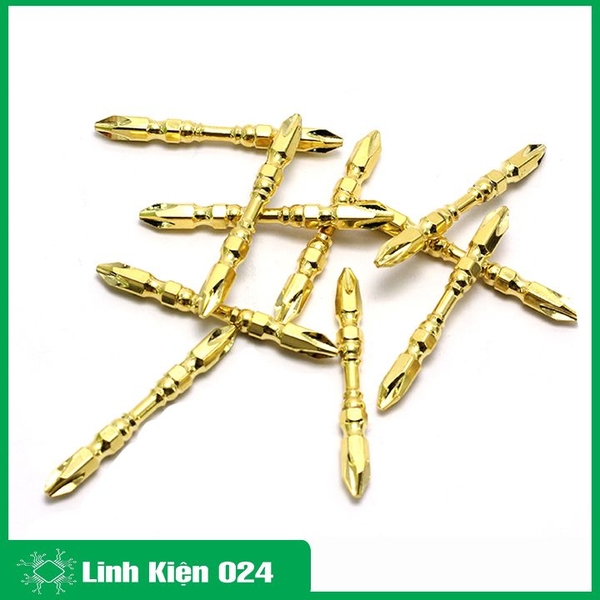 Hộp 10 Mũi Vặn Vít Mạ Vàng Cao Cấp