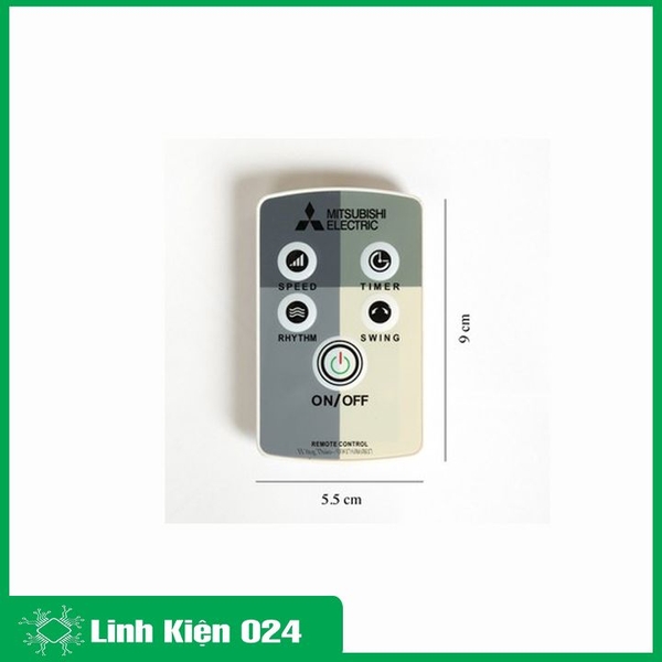 Tay Điều Khiển Quạt Mitsubishi ( Đã Có Pin ) (K2G19)