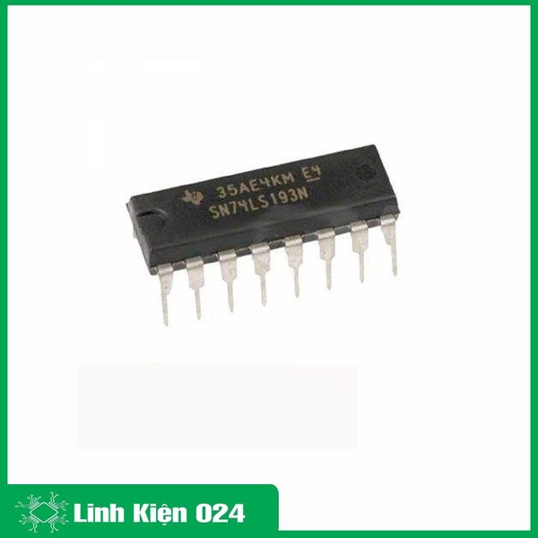 Chíp 74LS193 Binary Up/Down Counter with Clear DIP16 (K9G10)