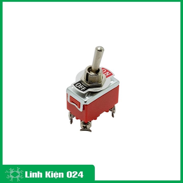 Công Tắc Gạt On/ Off 4 Chân 2 Trạng Thái 1221 250v 15A