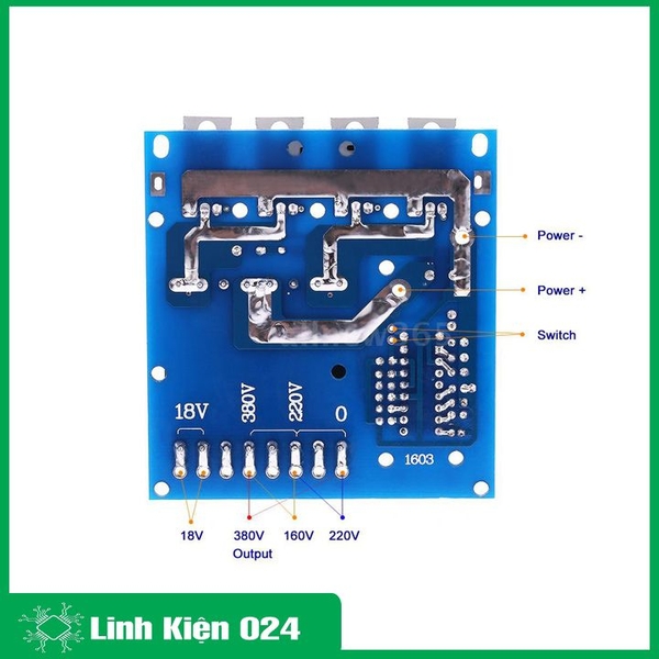 Bộ Chuyển Đổi Inverter 12V 16V 18V -220VAC 380VAC 500W