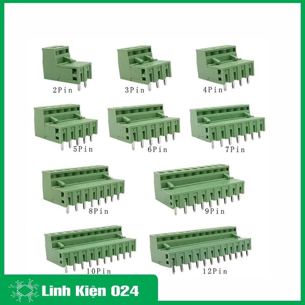 Terminal EDG5.08 300V 10A Loại Cong