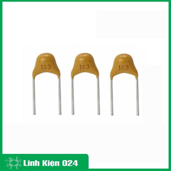 Gói 50 Con Tụ Gốm Vàng 50V Loại Tốt - 104 (0,1uf)