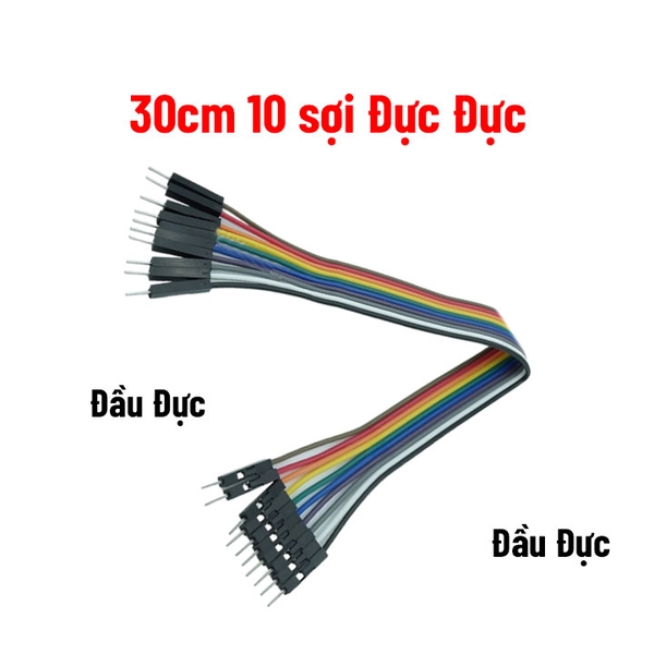 Dây Cắm Test Board 7 Màu Dài 30cm Đực-Cái/Đực-Đực-Cái-Cái