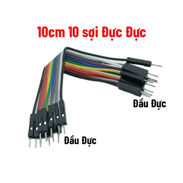 Dây Cắm Test Board 7 Màu Dài 10cm Đực-Cái/Đực-Đực-Cái-Cái