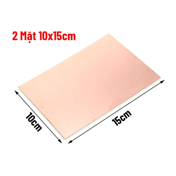 Phíp Đồng Thủy Tinh 2 Mặt 10x15cm Dày 1.6mm