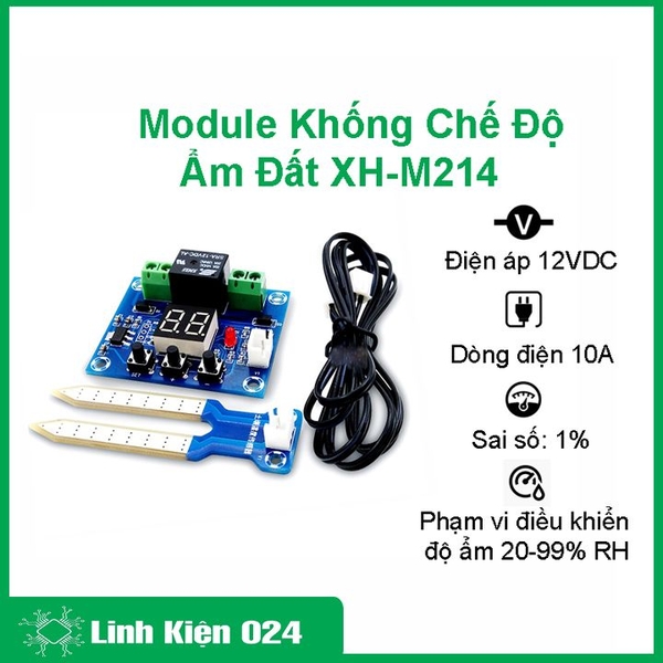 Module Khống Chế Độ Ẩm Đất XH-M214 12VDC