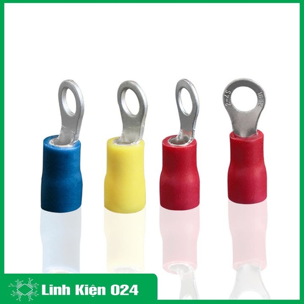 Đầu Cos Tròn Bọc Phủ Nhựa 100cái RV 2-5-4-3 mm