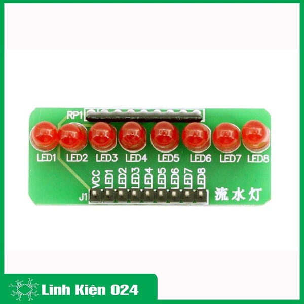 Module Led Đơn 8 Kênh Đỏ (K2K18)