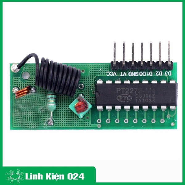 Module Thu RF 315Mhz Có Anten