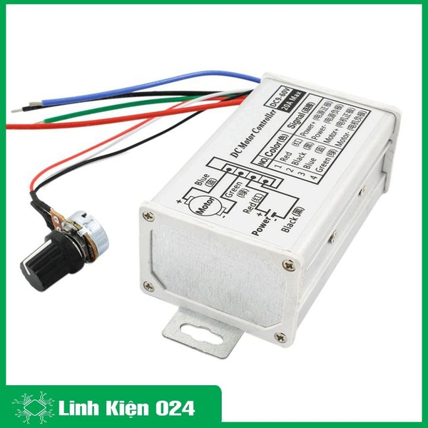 Module Điều Khiển Tốc Độ Động Cơ DC PWM 9-60V 20A 1200W 25Khz (K4A17)
