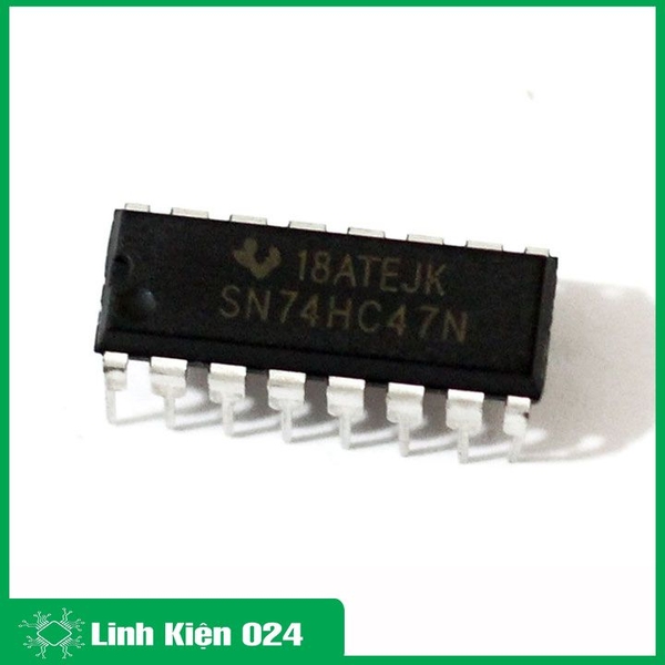 IC 74HC47 BCD to 7-Segment Decoder/Driver with Open-Collector Outputs (K9I13)