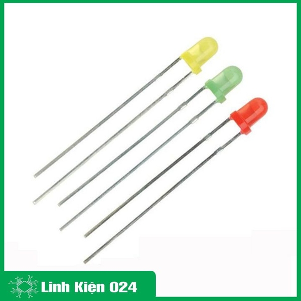 Gói 10 Con Led Phủ Màu Ø3mm