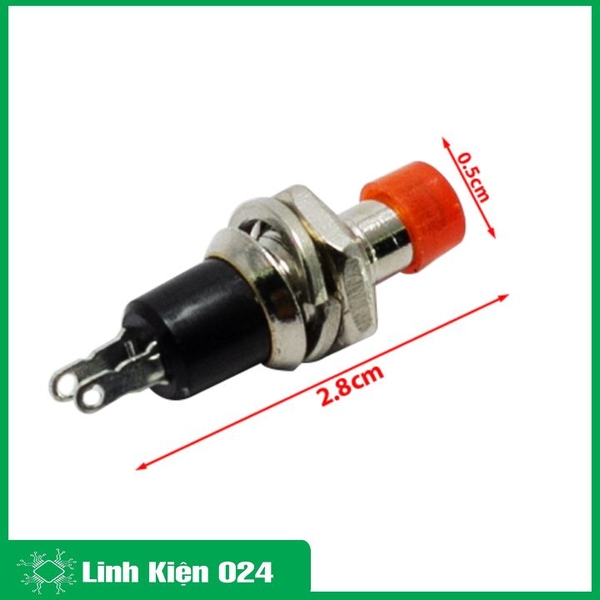 Nút Nhấn Reset, Nút Đề Sắt Nhỏ 6mm 2 Chân Cao Cấp - Combo 5 Nút