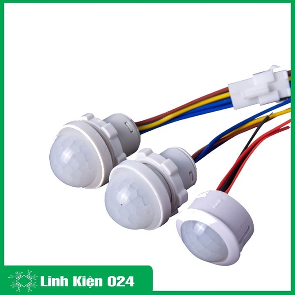 Cảm Biến Chuyển Động PIR Hồng Ngoại Phát Hiện Cơ Thể Người  Bật Tắt Đèn