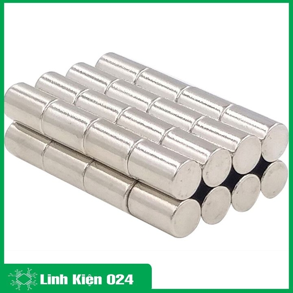 Nam Châm Đất Hiếm Trụ Tròn Nhiều Kích Thước