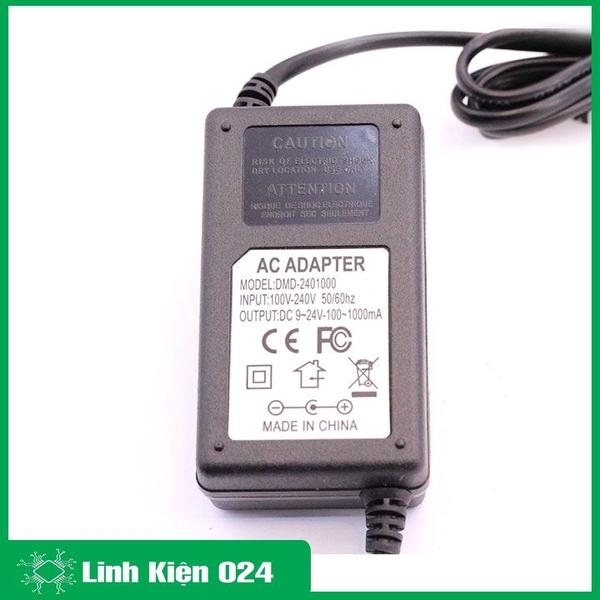 Adapter Điều Chỉnh Điện Áp 9-24VDC 1A (5.5x2.1)