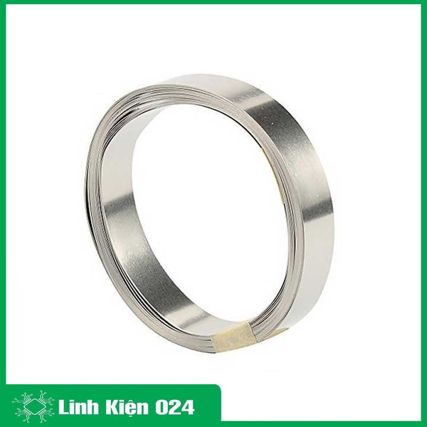 Kẽm hàn Cell Pin Dây Niken Hàn Pin Cuộn 1m Dầy 0.1mm