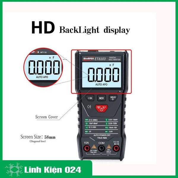 Đồng Hồ Điện Tử WinAPEX ET8101
