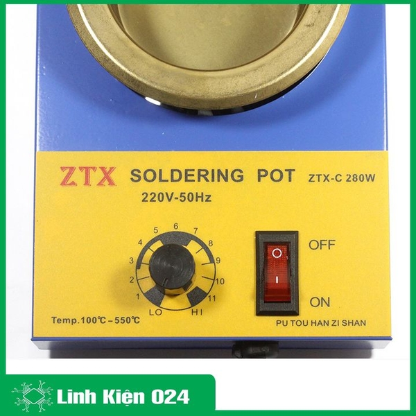 Bể Nhúng Thiếc Soldering  ZTX-31C 280W 80mm ( BH 1 Tháng )