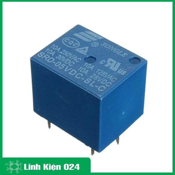 Bộ 3 Chiếc Relay Songle SRD 5P 10A - 5VDC