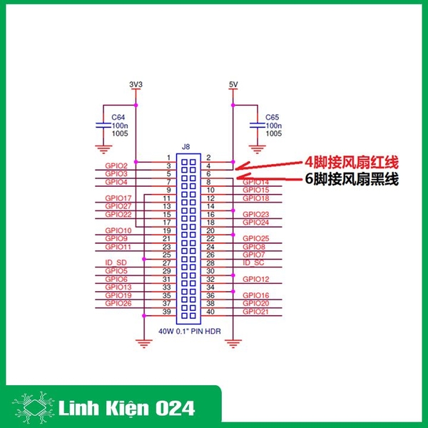 Quạt Tản Nhiệt Raspberry 3010 5V