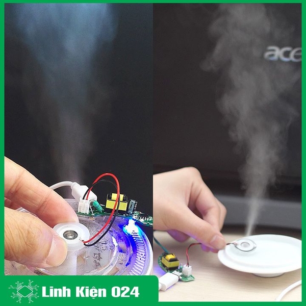 Mạch Phun Sương Mini USB 5VDC 2W 108Khz (K2K9)