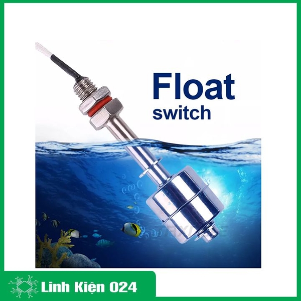 Công Tắc Cảm Biến Phao Nước 2 Phao Thép 304 Không Gỉ Điều Chỉnh Mức Chất Lỏng