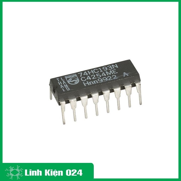 74HC193 Binary Up/Down Counter with  Clear DIP16 (K9H10)